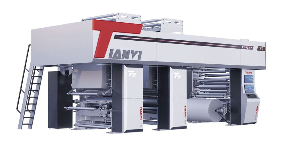  TY-D2-color Electronic Shaft  Rotogravure Printing Machine