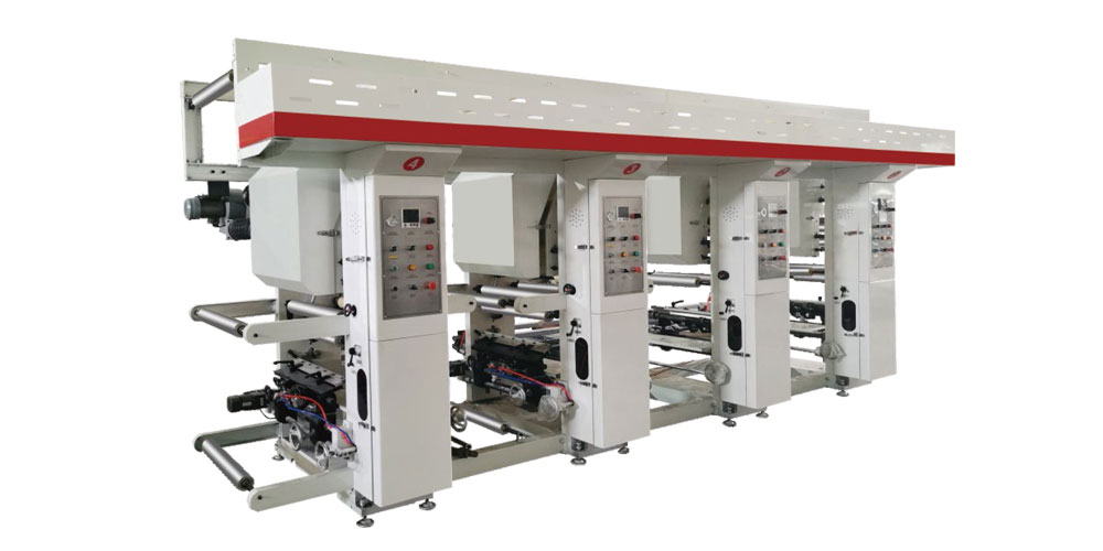  YSJ-C4-color Ink Printing Machine With Shaft